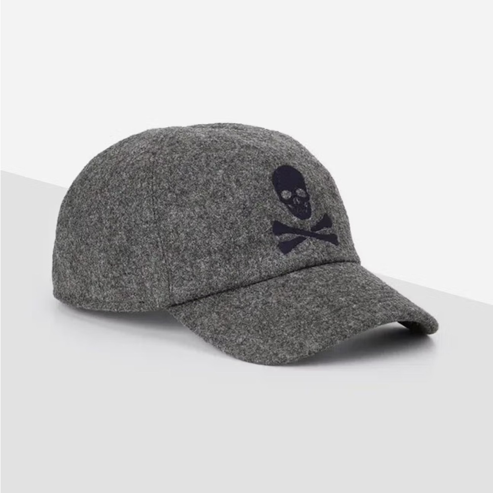 New & Lingwood luxurious melton wool baseball cap